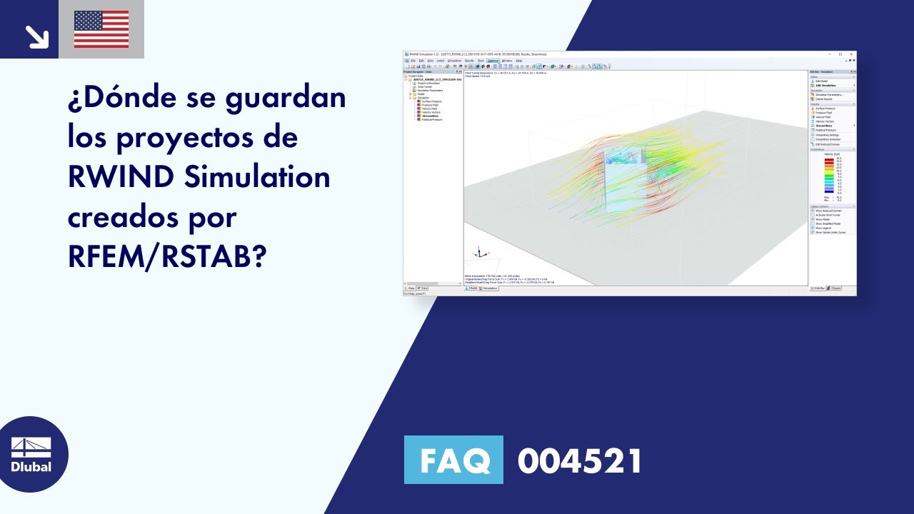 [ES] FAQ 004521 | ¿Dónde se guardan los proyectos de RWIND Simulation creados por RFEM/RSTAB?