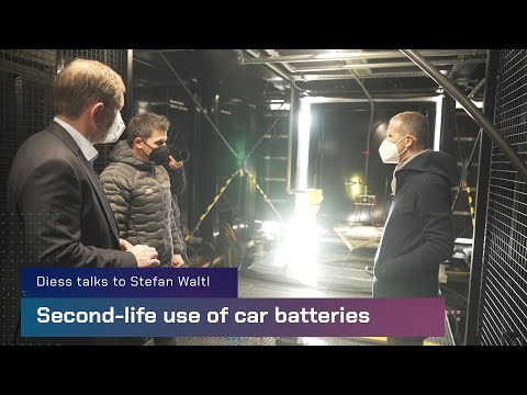 Diess talks to Stefan Waltl about the second-life use of car batteries