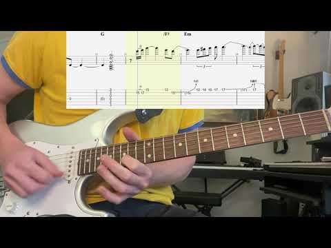 Pink Floyd Friday - On the Turning Away Guitar Solo + TAB