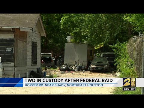 Two in custody after federal raid