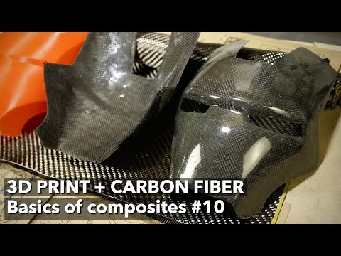 #10 How to reinforce your 3D prints with carbon fiber. Basics of composites.