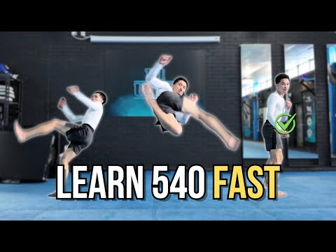 The EASIEST Way to Learn the 540 Kick! | 3 Cheat Drills