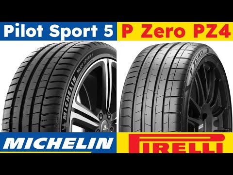 Michelin Pilot Sport 5 vs Pirelli P Zero PZ4