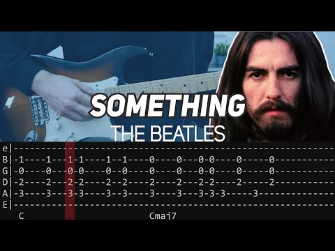 The Beatles - Something (Guitar lesson with TAB)