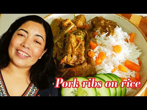 Receita autêntica de costela de porco nepalesa para um almoço ou jantar saboroso! 🍚🌶️ - Pabs Kitchen