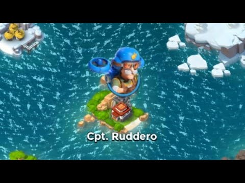 Unlocking Cpt. Ruddero | New Hero | Hammerman's HQ Level 60 | Boom Beach
