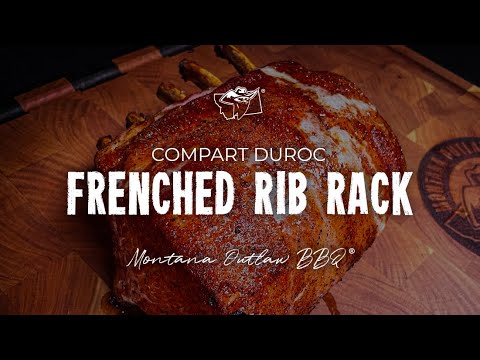 Frenched Rib Rack- Compart Duroc Pork | Montana Outlaw BBQ