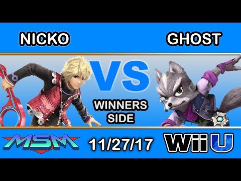 MSM 123 - FAD | Nicko (Shulk) Vs. TeS | Ghost (Fox) Winners Side