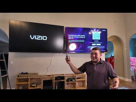 Vizio 100” QLED TV Unboxing & Installation | First Impressions