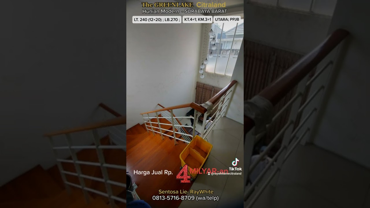 House at The Greenlake Citraland Nice 2 Floors Semi Furnished