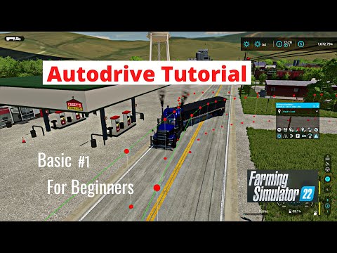 FS22 Green Valley Nebraska  TUTORIAL 1 Autodrive For Beginners Simple Course