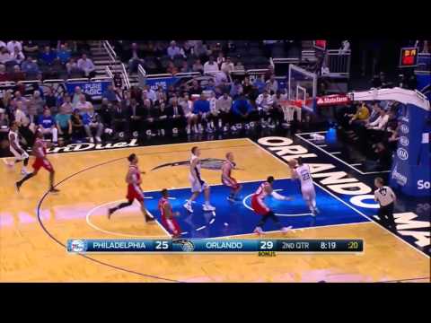 Mario Hezonja vs Philadelphia 76ers 20.01.2016 (9Pts)