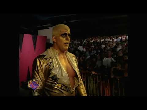 Ultimate Warrior & Goldust get counted out in Round 1 King of the Ring 1996 Qualifier (WWF)