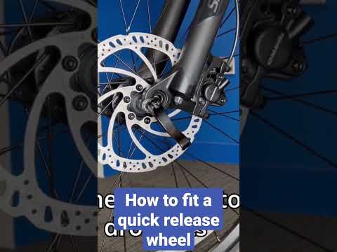 Installing a quick release wheel #shorts