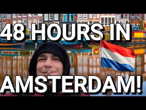 48 Hours in Amsterdam | Coffeeshops, Landmarks & Travel Vlog.