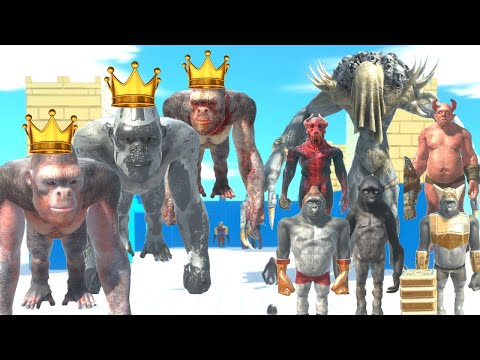 KING GORO BROTHERS  FIGHT NEIGHBORS PRIMATES + INFERNALS  + CRACKEN MONSTER - ARBS