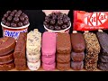 ASMR DARK MALTESERS KITKAT MAGNUM CHOCOLATE ICE CREAM OREO NUTELLA DESSERT MUKBANG 먹방 EATING SOU