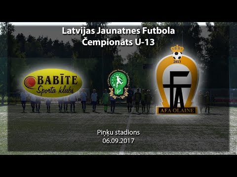 U-13 SK Babīte - AFA Olaine (Highlights)