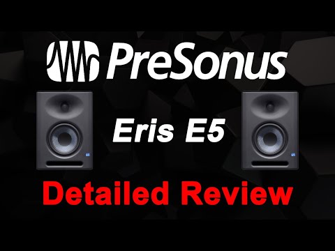PreSonus Eris E5 2-Way 5" Active Studio Monitor (Pair) Black image 6
