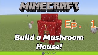 preview picture of video 'Minecraft Tutorial - BUILD A MUSHROOM HOUSE - #1'