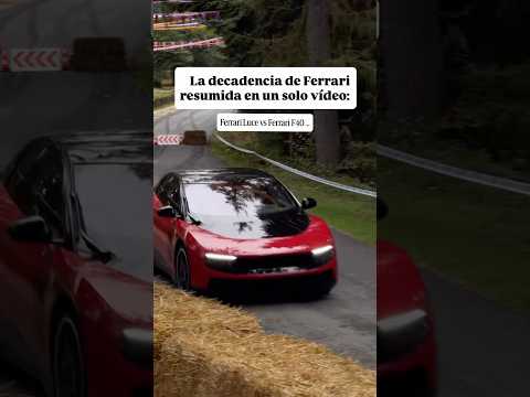 Ferrari Luce vs F40… definitvamente nos vamos a la 💩 #ferrari #ferrari f40