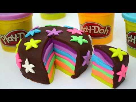 Baby Alive com Massinha de Modelar Play-Doh fazendo Bolo Colorido!!! Em Portugues Tototoykids