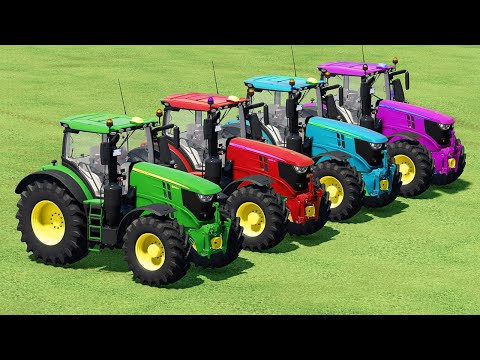 JOHN DEERE LANDINI vs LANDINI TRACTOR PARKOUR - Farming Simulator 22