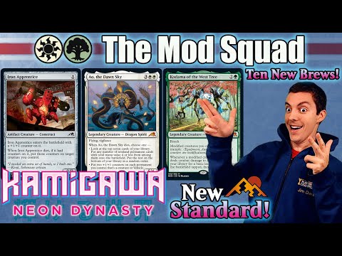 High Mythic 🐉 Ten New Brews ⚪🟢 The Mod Squad (Kamigawa: Neon Dynasty Standard)