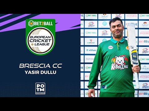POTM: Y.Dullu - CAR vs BRE | Highlights | Bet2Ball European Cricket League Day 5, Group C | ECL22