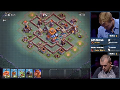 Semi Finals Judo Sloth vs Klaus Tournament Builder Base Clash Of Clans