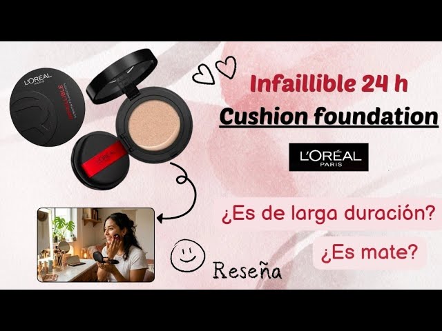 Vídeo relacionado con LOPHE Cushion Foundation, 2 en 1 Air Cushion Foundation, Base Líquida de Larga Duración, Base de Maquillaje con Borla para Tono de piel Uniforme, Maquillaje Impecable (02#SHELL BEIGE)