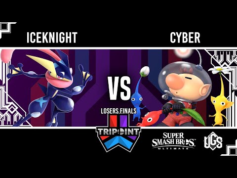 Tripoint Smash 147  -  Losers Finals  -  IceKnight(Greninja) Vs. Cyber(Olimar)
