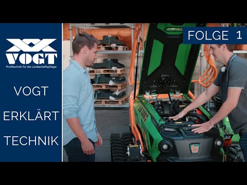 VOGT explains TECHNOLOGY: Maintenance of an MDB radio-controlled crawler tractor - Episode 1