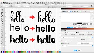 How to Add a Stroke to Letters in Lightburn