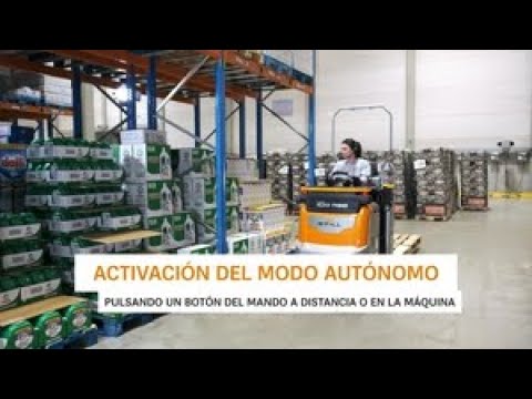 Recogepedidos horizontal autónomo OPX iGo neo - activando el modo autónomo