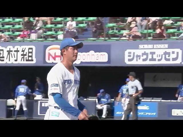 【ファーム】3者連続三振!! ファイターズ・姫野優也 この回を打者3人で抑える好投!! 2022年8月23日 北海道日本ハムファイターズ 対 横浜DeNAベイスターズ