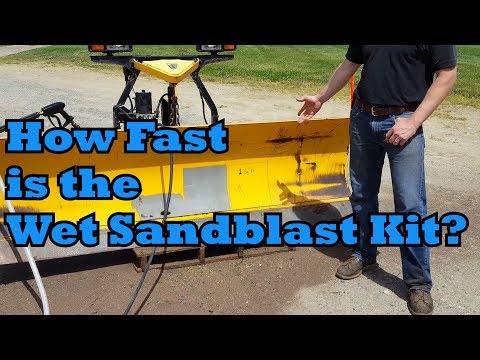 How Fast is the Wet Sandblast Kit?