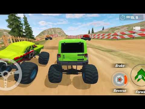 6x6 Monster Truck Racing Simulator Game - Android Gameplay