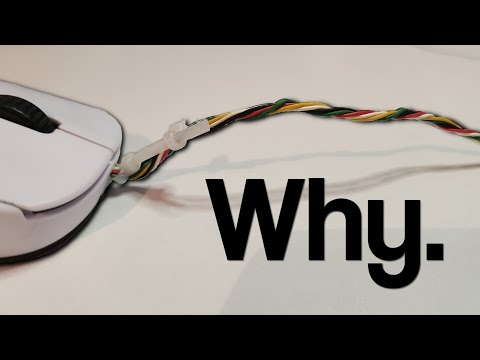 "why does your mouse cable look like that?"