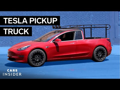 How An Engineer Built A Homemade Tesla Pickup Truck