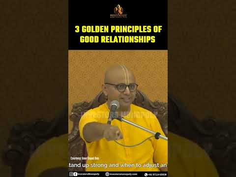 3 golden principles of good relationship 