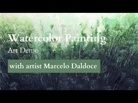 Watercolor Art Demo - Marcelo Daldoce (Vertical)