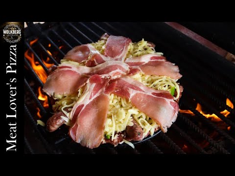 The ultimate meat lover's pizza | sausage pizza crust | #Carnivorepizza recipe | Meatloaf pizza