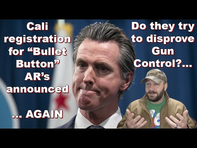 Cali AR Registration "Do-over" announced after initial failure... Disproves Gun Control AGAIN...