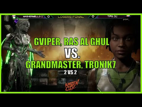 MK11: TRONIK7, GRANDMASTER VS GVIPER, RAS AL GHUL - Cetrion, Jacqui, Sonya vs Noob, Jacqui
