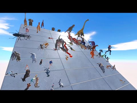 All Units Race Slide Down. Animal Revolt Battle Simulator ARBS