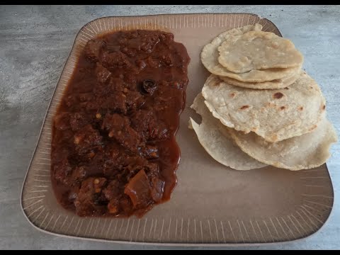 Chili Colorado: Beef in stewed with red chilis