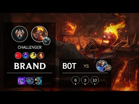 Brand Bot vs Ezreal - TR Challenger Patch 10.12