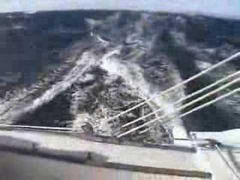 Catamaran Sailing Very Fast