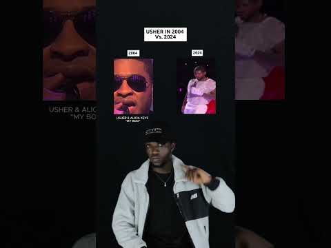 Usher, Alicia Keys "My Boo" In 2004 Vs 2024 #shorts #music #usher #live